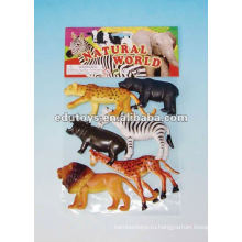 Пластиковые игрушки животных - диких животных игрушки